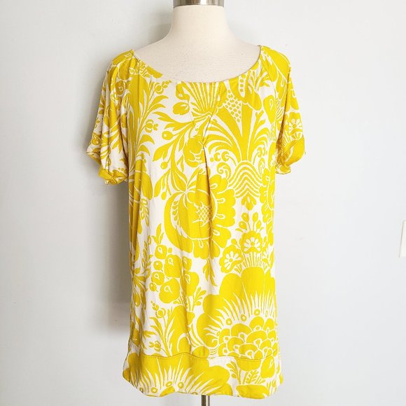 Diane Von Furstenberg Tops - DIANE VON FURSTENBERG floral tunic top